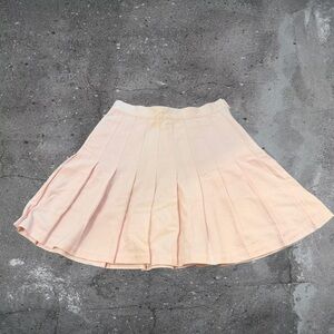 Pink Pleated Tennis Skirt Coquette Balletcore Soft Girl Mini Skirt Preppy